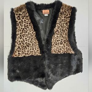 Women's Animal Print Vest Size L-XL